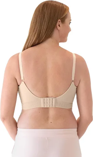 Miniatura 4 de Kindred Bravely Paquete de 2 brasieres de bombeo manos libres (beige y rosa, XL)