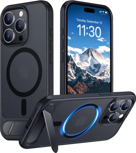 Miniatura 35 de Funda para iPhone 11 con compatibilidad magnética, [Soporte invisible incorporado][Compatible con MagSafe]