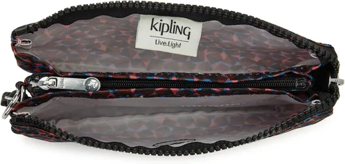 Miniatura 3 de Kipling Creativity L Solid Pouch, Estampado De Cuadrados Felices
