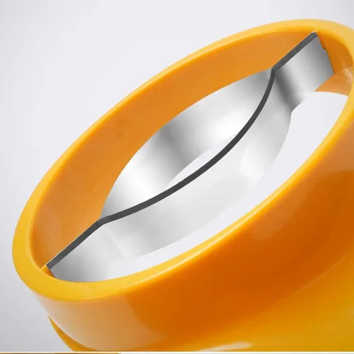 Miniatura 3 de Cortador de mango con cuchilla de acero inoxidable, divisor de frutas, mango ergonómico de agarre de goma, antideslizante, extra grande, divisor