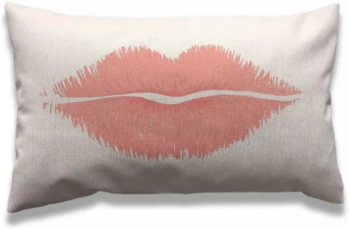 Miniatura 15 de AOYEGO Funda de almohada de cuadros rojos y verdes de 12 x 20 pulgadas, fundas de almohada rectangulares de algodón y lino para decoración