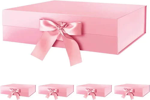 Miniatura 35 de HAPPY POTATO Caja de regalo grande con tapa y cinta, caja de propuesta de padrino, caja de regalo magnética para regalos