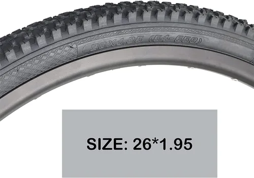 Miniatura 6 de MOHEGIA Llantas de bicicleta de montaña – 20/24/26/27.5 pulgadas plegables de repuesto de neumáticos de bicicleta MTB, cuentas de acero todo terreno