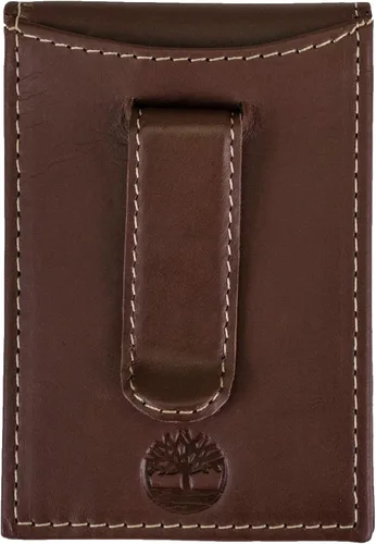Miniatura 15 de Timberland Cartera delgada de cuero con bolsillo frontal para tarjetas de crédito para hombre