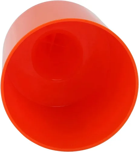 Miniatura 3 de Iconikal Juego de 4 posavasos de arena para playa y soporte para bebidas, color naranja