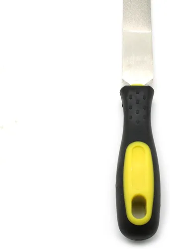 Miniatura 3 de TMAX Lima plana con revestimiento de diamante de 10 pulgadas (9.8 in) de largo, grano 80 grueso, mango plano recubierto de diamante, herramientas