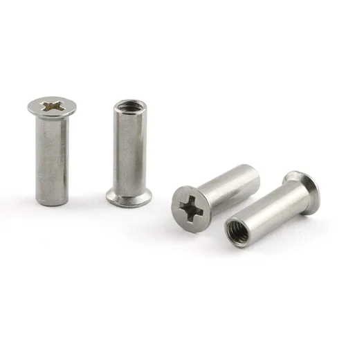 Miniatura 2 de 4 juegos de tornillos de cabeza avellanada empotrados cruzados 3x60 manga cruzada M3x16 cerradura cabeza redondeada tornillo de hierro manija