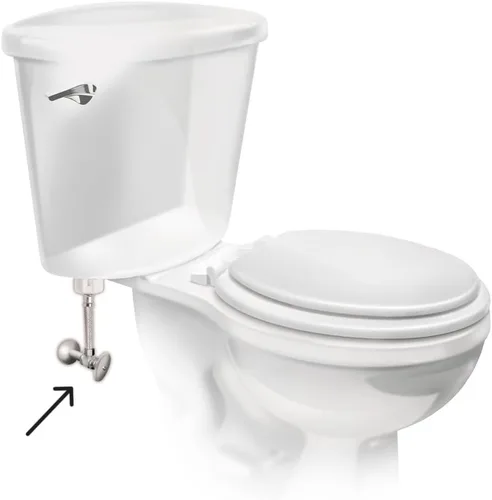 Miniatura 5 de Fluidmaster B1T06 - Conector de inodoro de acero inoxidable trenzado, rosca de compresión hembra de 3/8 x rosca hembra de 7/8, 6 pulgadas de longitud