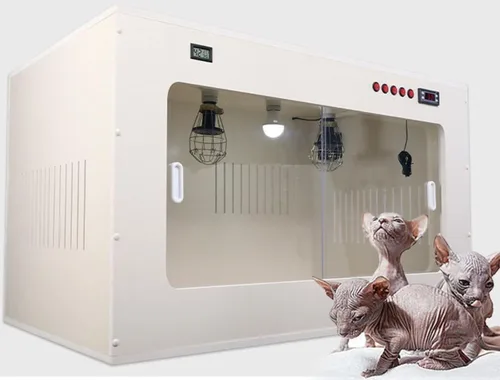 Incubadora de mascotas, criadora de cachorros, incubadora inteligente de temperatura constante, adecuada para el hogar y la tienda de mascotas (23.6