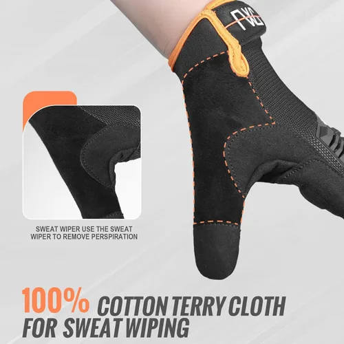 Miniatura 8 de Cycling Gloves for MenWomen-Full Finger Bicycle Gloves Anti-Slip Shock Absorbing Padded MTBRoad Biking Gloves
