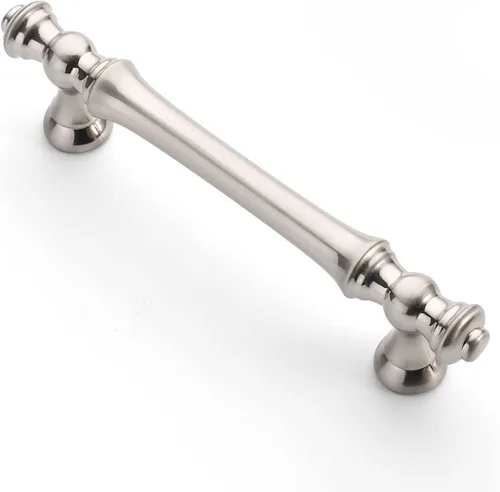 Miniatura 9 de Asidrama 1 paquete de 3 pulgadas (2.992 in) de latón cepillado, tiradores dorados para gabinete de cocina, accesorios para gabinetes de cocina