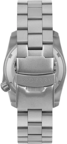 Miniatura 2 de BODERRY Reloj de titanio automático para hombre, reloj militar de campo de 1.575 pulgadas, función de fecha, 328.1 ft, resistente al agua