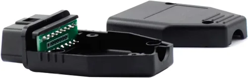 Miniatura 7 de Auto Car OBD2 - Conector de 16 pines, adaptador de conector macho de 16 pines, enchufe macho estándar de 16 pines, carcasa OBD, herramienta de Negro