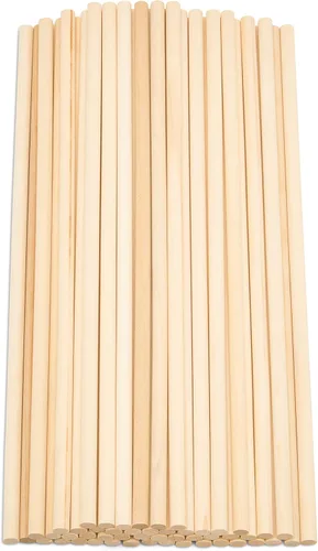 Miniatura 28 de Woodpeckers - Cañas de madera, varillas de madera de 3/16 x 30,5 cm sin acabado de madera dura para manualidades y bricolaje, 500 piezas Paquete