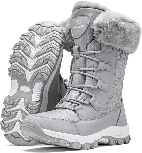 Miniatura 2 de HOBIBEAR - Botas de nieve de invierno para mujer