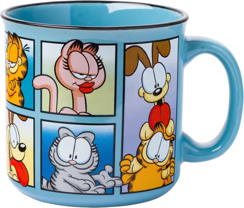 Miniatura 8 de Silver Buffalo - Taza de cerámica de campamento de Los Ositos Cariñositos con purpurina y frase «Positive Vibes» de 20 onzas Care Bears Vibes