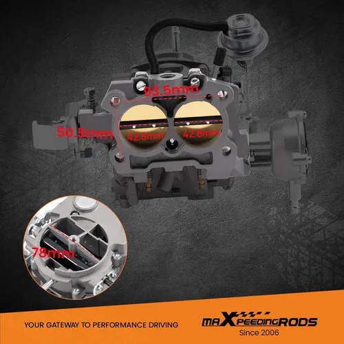 Miniatura 5 de maXpeedingrods Carburador de 2 barriles para Rochester 2GC Carb para motores de bloque pequeño Chevrolet Chevy 5.7L 350Cu 1970-1980/6.6L 400Cu
