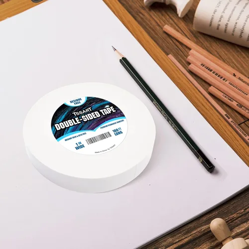 Miniatura 4 de Cinta de Doble Cara Ultra Fina Permanente - Cinta Adhesiva Pegajosa de Doble Cara para Artes, Manualidades, Fotografía, Álbum de Recortes, Rasgón a