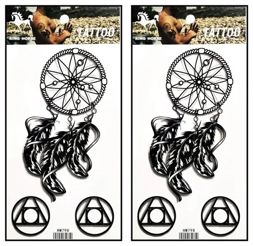 Miniatura 4 de Tatuajes 2 hojas de tatuaje temporal 3D paraguas de sol nubes de lluvia para mujeres hombres espalda baja hombro cuello brazo tatuaje etiqueta