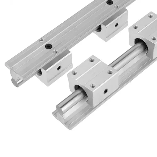 Miniatura 5 de 2 rieles lineales totalmente soportados SBR20-15.748 in/15.7 pulgadas y 4 bloques SBR20UU, bloque de rodamiento de movimiento lineal para riel