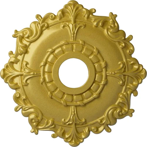 Miniatura 28 de Ekena Millwork CM18RL medallón de techo Riley de 18 in (diam. ext.) x 3 1/2 in (diam. int.) x 1 1/2 in, CM18RL Primed
