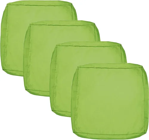 Miniatura 21 de Sqodok - Fundas para cojines de patio de 18 x 18, fundas impermeables para cojines de exterior de repuesto, 2 unidades, fundas para asientos