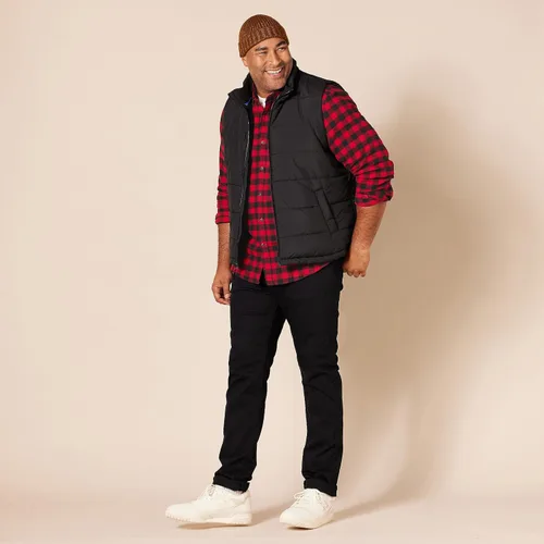 Miniatura 7 de Tienda Essentials Camisa de franela de manga larga para hombre (disponible en tallas grandes y altas)