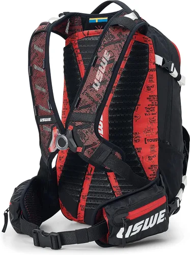 Miniatura 2 de USWE Flow 16L - Mochila con protector de espalda, para bicicleta, Mountainbike, MTB y E-MTB, negro