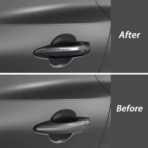 Miniatura 3 de Cubiertas de Manijas de Puerta Moldura Compatible con Nissan Sentra Sedan 2020-2022 Kit para Nissan Altima Sedan 2019-2022 Compatible con Nissan