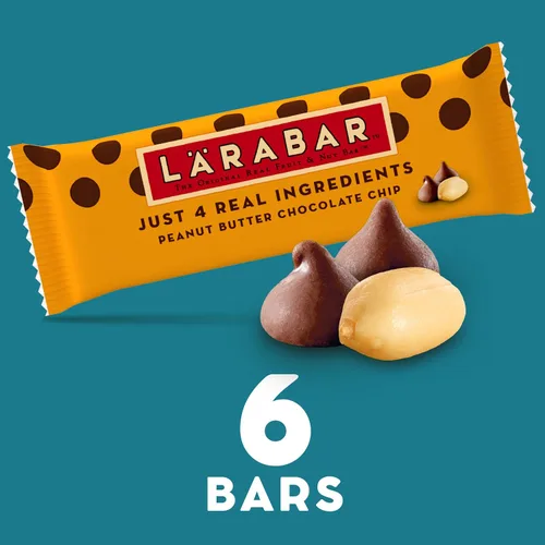 Miniatura 3 de Larabar - Mantequilla de maní con chispas de chocolate, barras de frutas y nueces sin gluten, 6