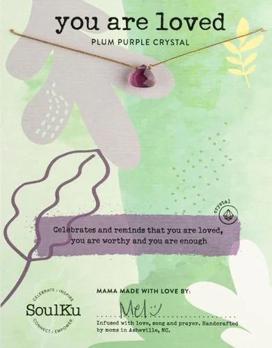Miniatura 9 de SOULKU Collar de cristal, joyería de cristal curativo hecha a mano, joyería inspiradora para mujeres, cristal de corte de 0.32 x 0.315 pulgadas
