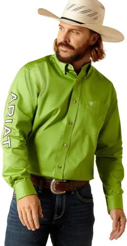 Miniatura 67 de Ariat Camisa de sarga con logotipo del equipo para hombre