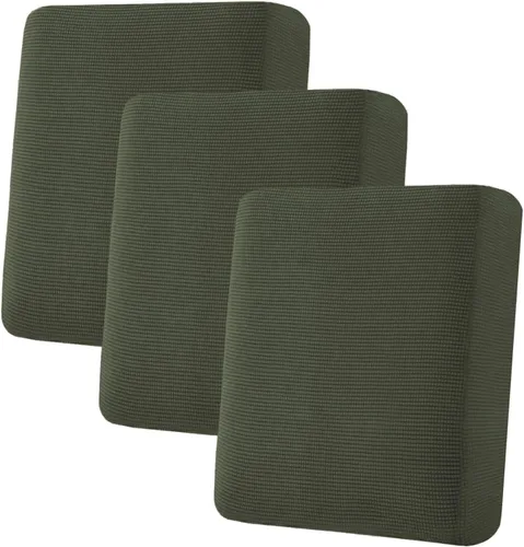 Miniatura 98 de H.VERSAILTEX Fundas Súper Elásticas para Asiento Individual, Fundas de Sofá, Fundas de Cojines, Juegos de Fundas, Tela Gruesa de Sarga con Textura