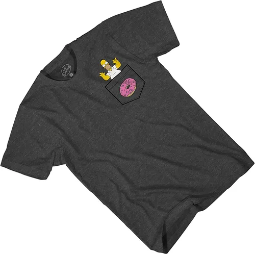 Miniatura 3 de The Simpsons Camiseta con logotipo de Krusty The Clown para hombre con logotipo de Krusty Burger