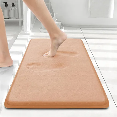 Miniatura 36 de Smiry Tapetes de Baño de Espuma Viscoelástica 36 x 24 pulgadas, Tapetes de Baño Extra Suaves y Absorbentes, Alfombra Antideslizante Lavable