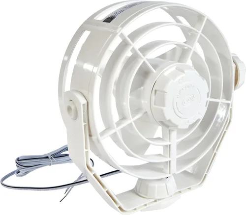 Miniatura 2 de Hella 003361022 '3361 Series' 12V DC 2 velocidades Turbo ventilador con carcasa blanca