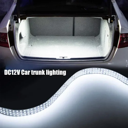 Miniatura 6 de DC12V - Tira de luces LED blancas de alto CRI 95 – Luz blanca de triple fila 6000K 360LEDs 3528SMD, cinta de luces LED flexibles para fotografía