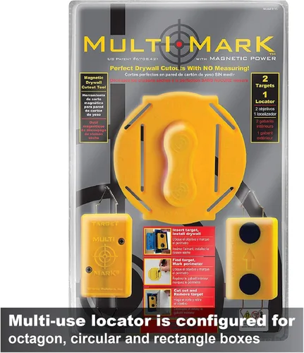 Miniatura 3 de Calculated Industries 8115 MultiMark herramienta localizadora para sistema de iluminación empotrado Potentes objetivos magnéticos de tierras
