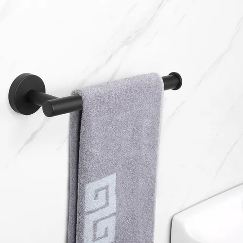 Miniatura 8 de NearMoon Toallero de Mano/Anillo de Toalla, Barra de Toalla de Mano de Acero Inoxidable Gruesa para Baño, Estante de Toalla Montado en la Pared
