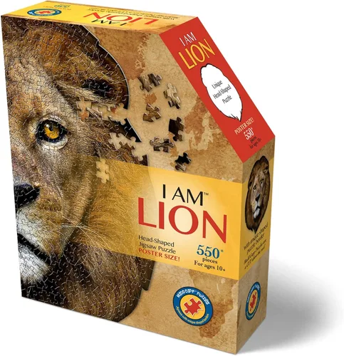 Miniatura 2 de Madd Capp Rompecabezas - I AM Lion - 550 piezas - Rompecabezas en forma de animal