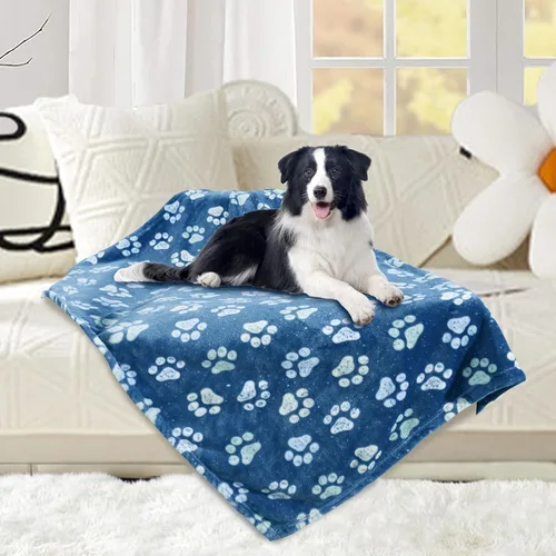 Miniatura 36 de Rezutan Mantas para Perros Grandes, Mantas de Franela para Perros y Gatos Lavables, Suave Manta para Mascotas y Funda para Jaula de Perro, Lindo