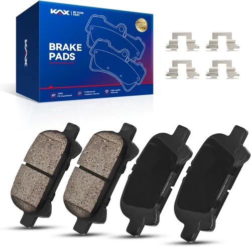 Miniatura 25 de KAX Pastillas de freno D369 Pastillas de freno delanteras de cerámica para C1500 1988-1999, K1500 1988-1999, Ram 1500 1994-1999, K2500 1988-2000