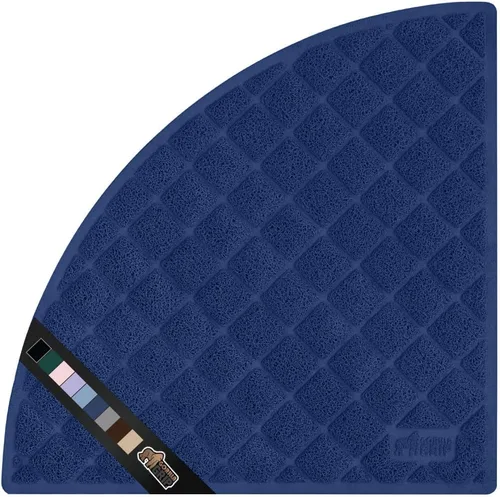 Miniatura 61 de Gorilla Grip - Tapete para atrapar la arena del arenero de gatos, 100% impermeable, fácil de limpiar, respaldo texturizado, suelos más limpios, se