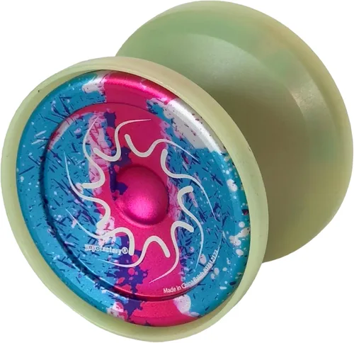 Miniatura 3 de Nine Dragons YoYo (Aqua Orange Fade con tapas transparentes)