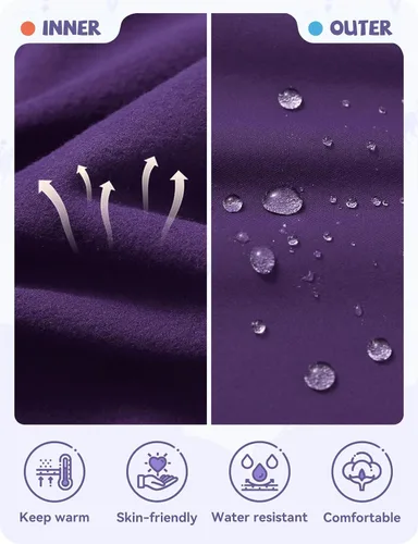 Miniatura 11 de baleaf Pantalones de equitación para niñas, pantalones ecuestres para niños, con parche en la rodilla, bolsillo con cremallera