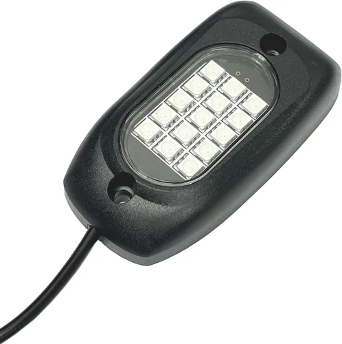 Miniatura 4 de RGB LED Rock Lights Underbody Wireless APP Music Chasing Offroad ATV 12V 12 Pods w/6PCS Cables de extensión