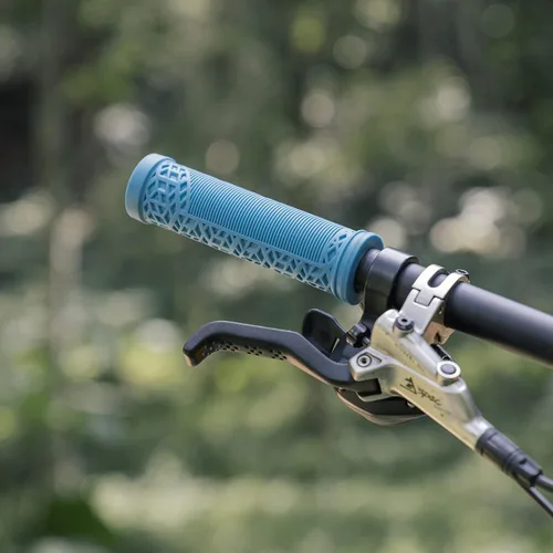 Miniatura 4 de Funn Hilt ES - Empuñaduras para manillar de bicicleta de montaña, empuñaduras ligeras y ergonómicas para manillar de bicicleta con diámetros Turquesa