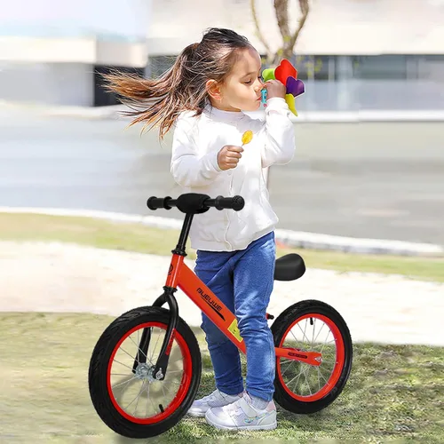 Miniatura 2 de Bicicleta de equilibrio de 16 pulgadas para niños de 4, 5, 6, 7, 8 años, bicicletas sin pedales, bicicleta de entrenamiento con asiento ajustable