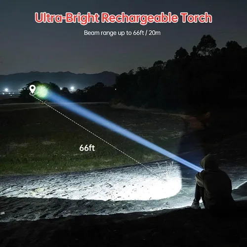 Miniatura 3 de Luz de trabajo magnética recargable, luz de trabajo LED de 400 lm con reflector y proyector COB, 5 modos, tiempo de ejecución de 3 a 7 horas