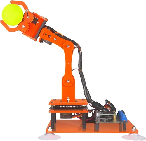 Adeept 5DOF Kit de brazo robótico compatible con Arduino IDE, programable DIY Codificación STEM Educativo 5 Axis Build Robot Arm, Kit de inicio de